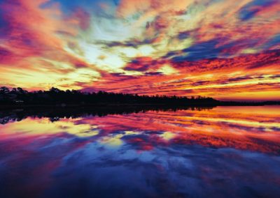 Chris Plaford - rainbow sunset