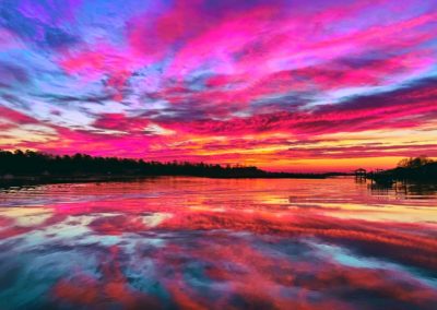 Chris Plaford - bright pink sunrise